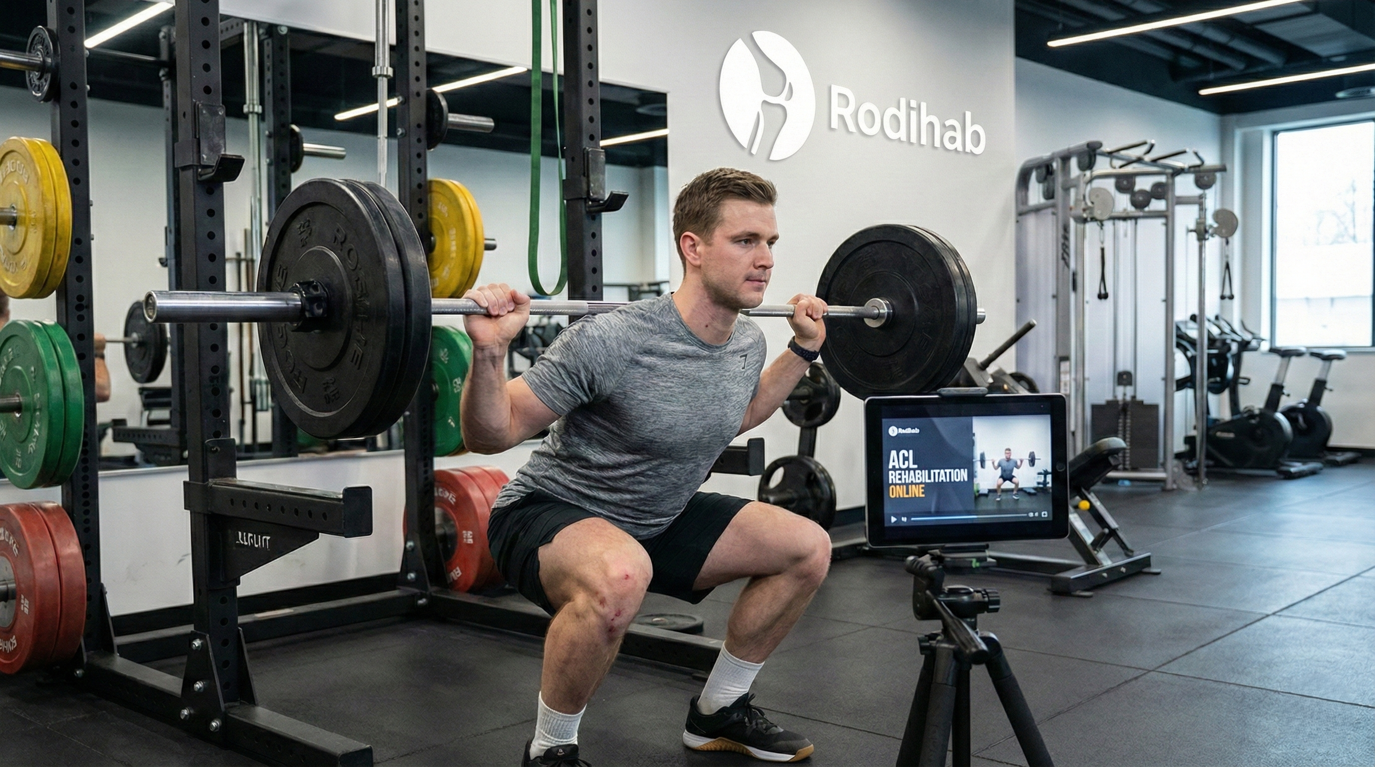 Ejercicio de sentadilla rehabilitación online